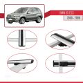 BMW X5 (E53) 2000-2006 Arası ile Uyumlu BASIC Model Ara Atkı Tavan Barı Gri 3 Adet