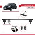 Renault Scenic 3 2013-2016 Arası ile Uyumlu ACE-4 Ara Atkı Tavan Barı Siyah 2 Adet