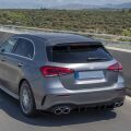 Mercedes A45 W177 HB 2019+ Uyumlu Yedek Parça Difüzör & Silver Egzoz Seti