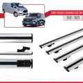 Ford Transit/Tourneo Custom 2012-2023 Arası ile Uyumlu BASIC Model Ara Atkı Tavan Barı Gri 4 Adet