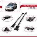 Opel Frontera Sport 2 1999-2004 Arası ile Uyumlu FLY Model Ara Atkı Tavan Barı Gri 2 Adet