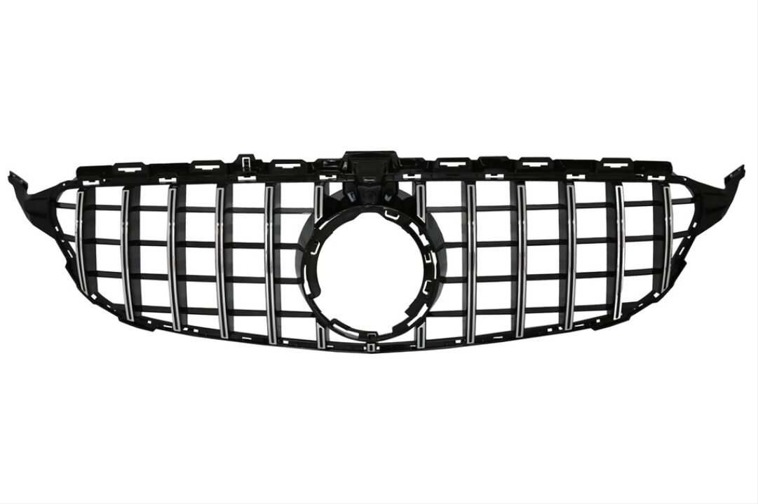 Mercedes W205 C Serisi 2019+ Uyumlu Panjur Gtr Gri/Krom