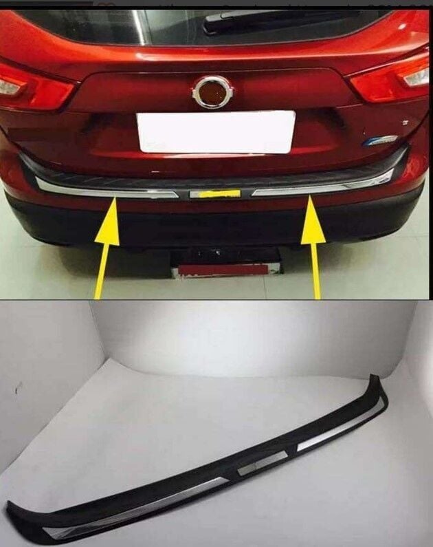 Nissan Qashqaı 2014-2017 Uyumlu Yedek Parça Arka Tampon Eşik Koruma