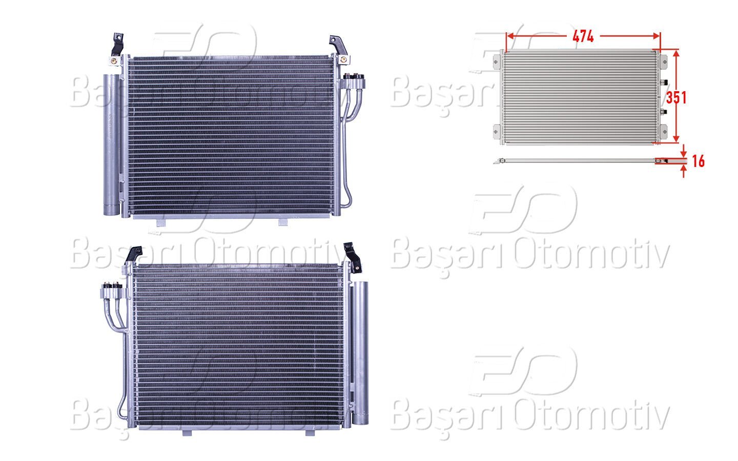 Hyundai i10 2008 ve Sonrası Uyumlu Klima Radyatörü