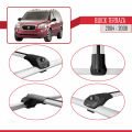 Buick Terraza CXL 2004-2008 Arası ile Uyumlu ACE-1 Ara Atkı Tavan Barı Gri 3 Adet