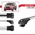 Buick Terraza CXL 2004-2008 Arası ile Uyumlu ACE-1 Ara Atkı Tavan Barı Gri 3 Adet