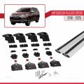 Mitsubishi Pajero Sport 3 2016 ve Sonrası ile Uyumlu ACE-2 Ara Atkı Tavan Barı Gri 2 Adet