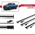 Mitsubishi L200 V 2015-2023 Arası ile Uyumlu BASIC Model Ara Atkı Tavan Barı Gri 3 Adet