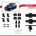 Peugeot 107 2005-2014 Arası ile Uyumlu ACE-4 Ara Atkı Tavan Barı Siyah 2 Adet