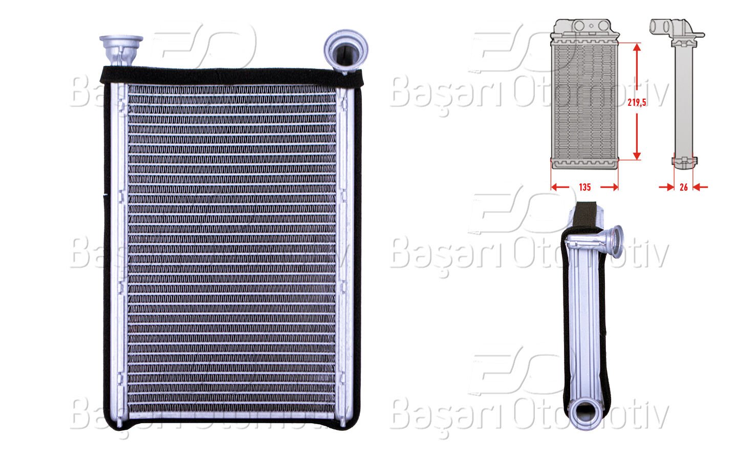 Renault Megane 2 1.5 DCI 1.6 16V 1.9 DCI 2.0 DCI Kalorifer Radyatörü