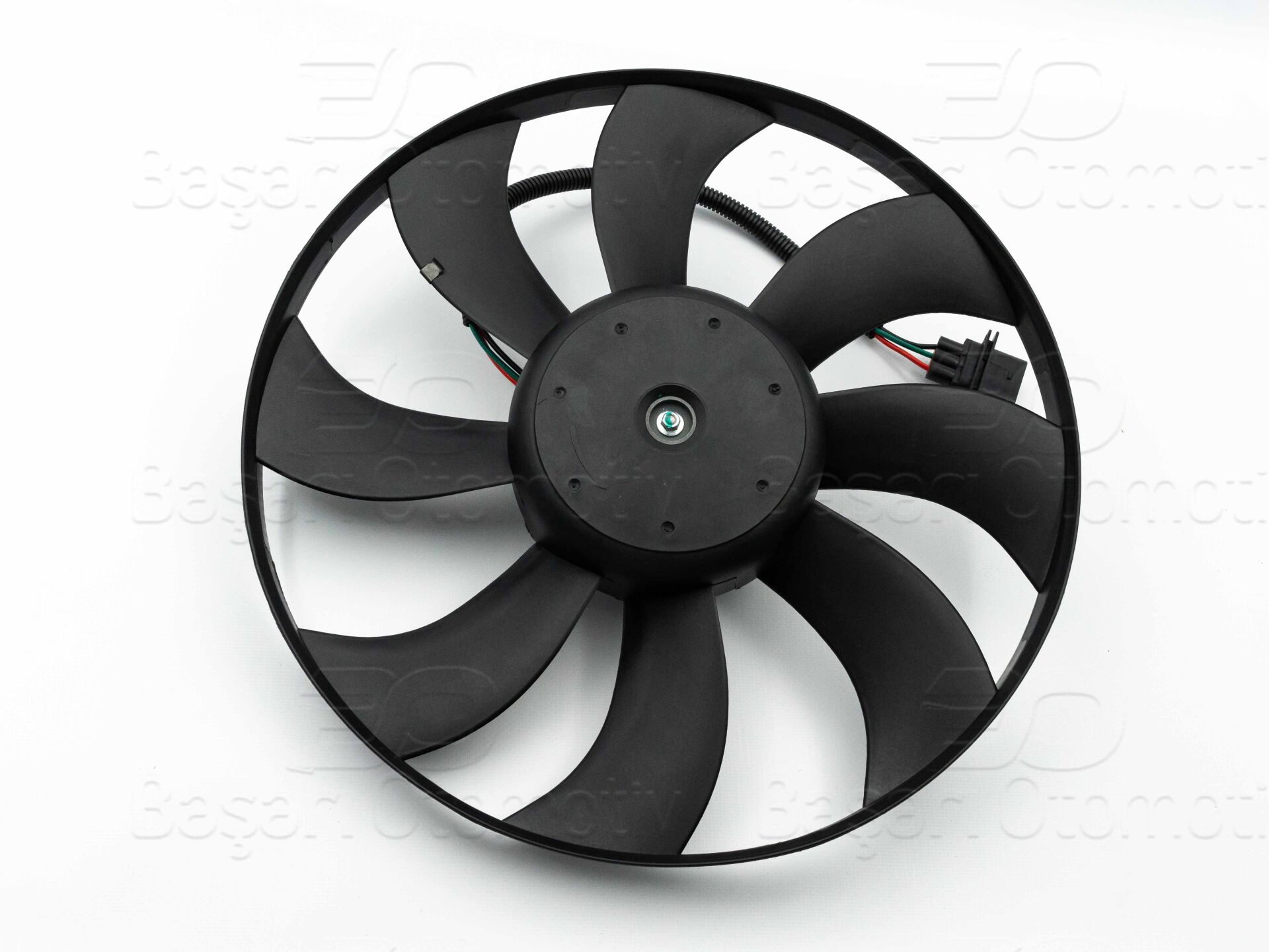Volkswagen Polo 2010 Sonrası Fan Motoru Davlumbazsız (395mm - 3 Fiş - 8 Kanat)
