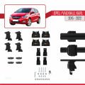 Opel/Vauxhall Karl 2015-2022 Arası ile Uyumlu ACE-4 Ara Atkı Tavan Barı Siyah 2 Adet
