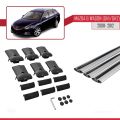 Mazda 6 II (GZ) Wagon 2008-2012 Arası ile Uyumlu FLY Model Ara Atkı Tavan Barı Gri 3 Adet