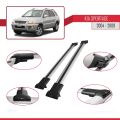 Kia Sportage 2 (JE) 2004-2009 Arası ile Uyumlu FLY Model Ara Atkı Tavan Barı Gri 2 Adet