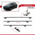 Mitsubishi ASX (GA) 2010-2022 Arası ile Uyumlu BASIC Model Ara Atkı Tavan Barı Gri 3 Adet