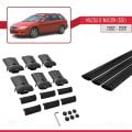 Mazda 6 I (GG1) 2002-2007 Arası ile Uyumlu FLY Model Ara Atkı Tavan Barı Siyah 3 Adet