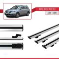 Mitsubishi Airtrek 2001-2008 Arası ile Uyumlu BASIC Model Ara Atkı Tavan Barı Gri 3 Adet