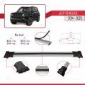 Jeep Renegade (BU) 2014 ve Sonrası ile Uyumlu FLY Model Ara Atkı Tavan Barı Gri 2 Adet