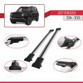 Jeep Renegade (BU) 2014 ve Sonrası ile Uyumlu FLY Model Ara Atkı Tavan Barı Gri 2 Adet