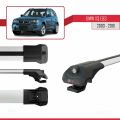 BMW X3 (E83) 2003-2010 Arası ile Uyumlu ACE-1 Ara Atkı Tavan Barı Gri 3 Adet