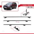 Vauxhall Frontera 2 1999-2004 Arası ile Uyumlu BASIC Model Ara Atkı Tavan Barı Gri 2 Adet