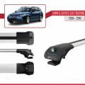 BMW 5 Serisi (E61) Touring 2004-2010 Arası ile Uyumlu ACE-1 Ara Atkı Tavan Barı Gri 3 Adet