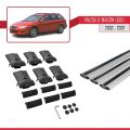 Mazda 6 I (GG1) 2002-2007 Arası ile Uyumlu FLY Model Ara Atkı Tavan Barı Gri 3 Adet