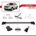 Lincoln MKX (U388) 2007-2015 Arası ile Uyumlu FLY Model Ara Atkı Tavan Barı Gri 3 Adet