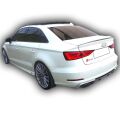 Audi A3 Sedan Uyumlu Yedek Parça M3 Spoiler Plastik Boyasız