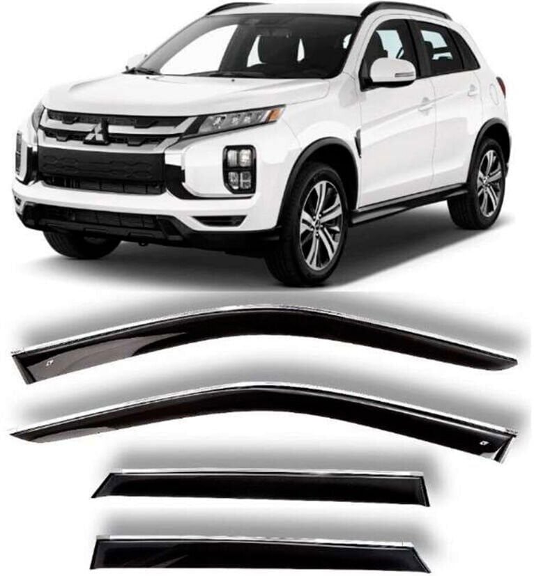 Mitsubishi ASX 2010-2017 OEM Cam Rüzgarlığı / Krom