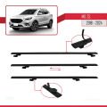 MG ZS 2018-2024 Arası ile Uyumlu BASIC Model Ara Atkı Tavan Barı Siyah 3 Adet