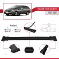 Nissan Primera 3 (W12) Traveller 2002-2007 Arası ile Uyumlu FLY Model Ara Atkı Tavan Barı Siyah 2 Adet
