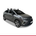 Opel/Vauxhall Crossland 2020-2024 Arası ile Uyumlu ACE-4 Ara Atkı Tavan Barı Gri 2 Adet