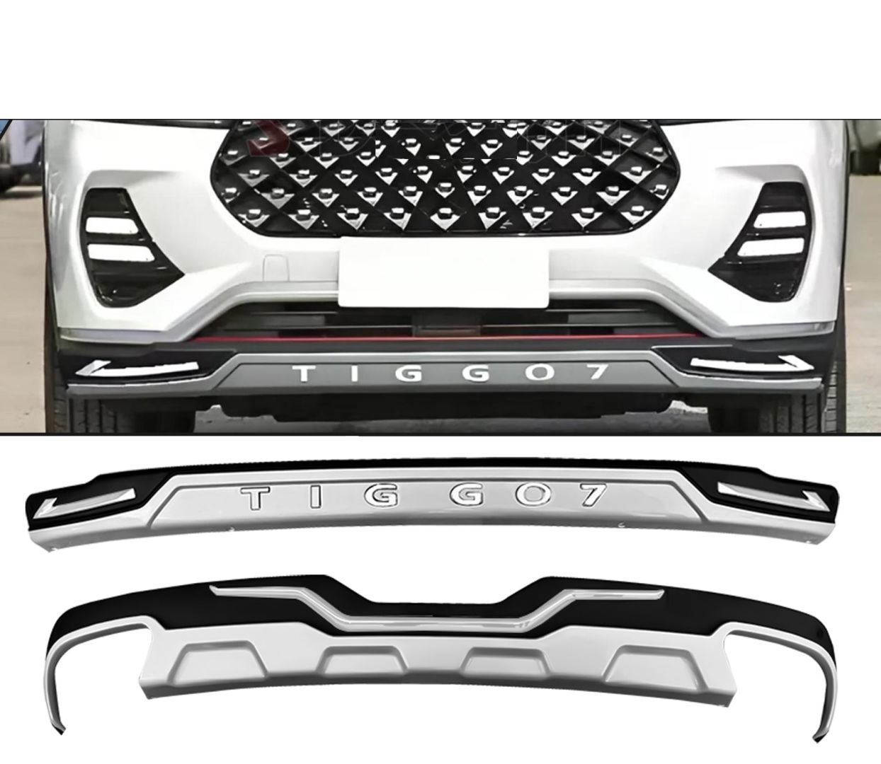 Chery Tıggo 7 (2016-2020) Arası Uyumlu Ön Arka Tampon Koruma