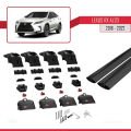 Lexus RX 4 (AL20) 2016-2022 Arası ile Uyumlu ACE-2 Ara Atkı Tavan Barı Siyah 2 Adet