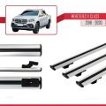 Mercedes X Class (470) 2018-2020 Arası ile Uyumlu BASIC Model Ara Atkı Tavan Barı Gri 3 Adet