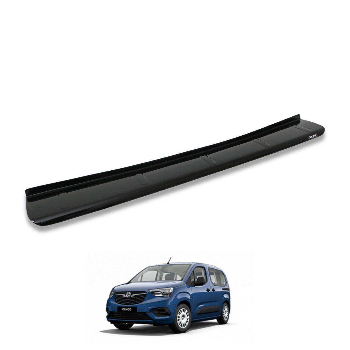 Opel Combo E 2018+ Uyumlu Yedek Parça Arka Tampon Eşiği Parlak