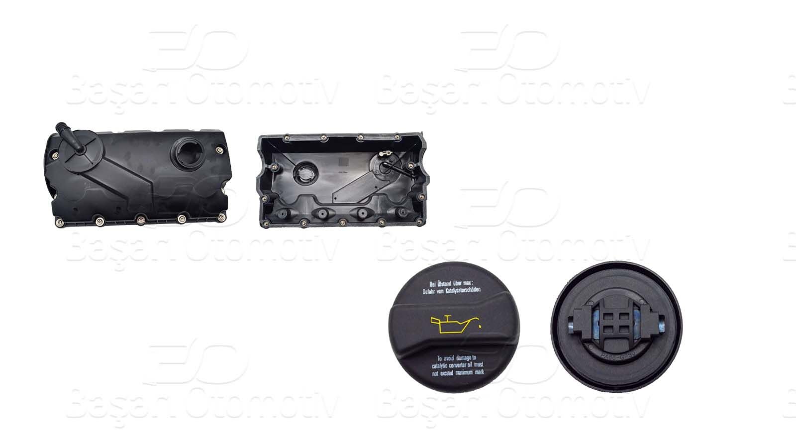 Volkswagen Audi Skoda Seat 1.2 TDI 1.4 TDI Motor Plastik Külbütör Kapağı ve Contası 1997 ve Sonrası Uyumlu