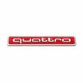 Audi Quattro Kırmızı Krom Bagaj Logosu 7×1 Cm
