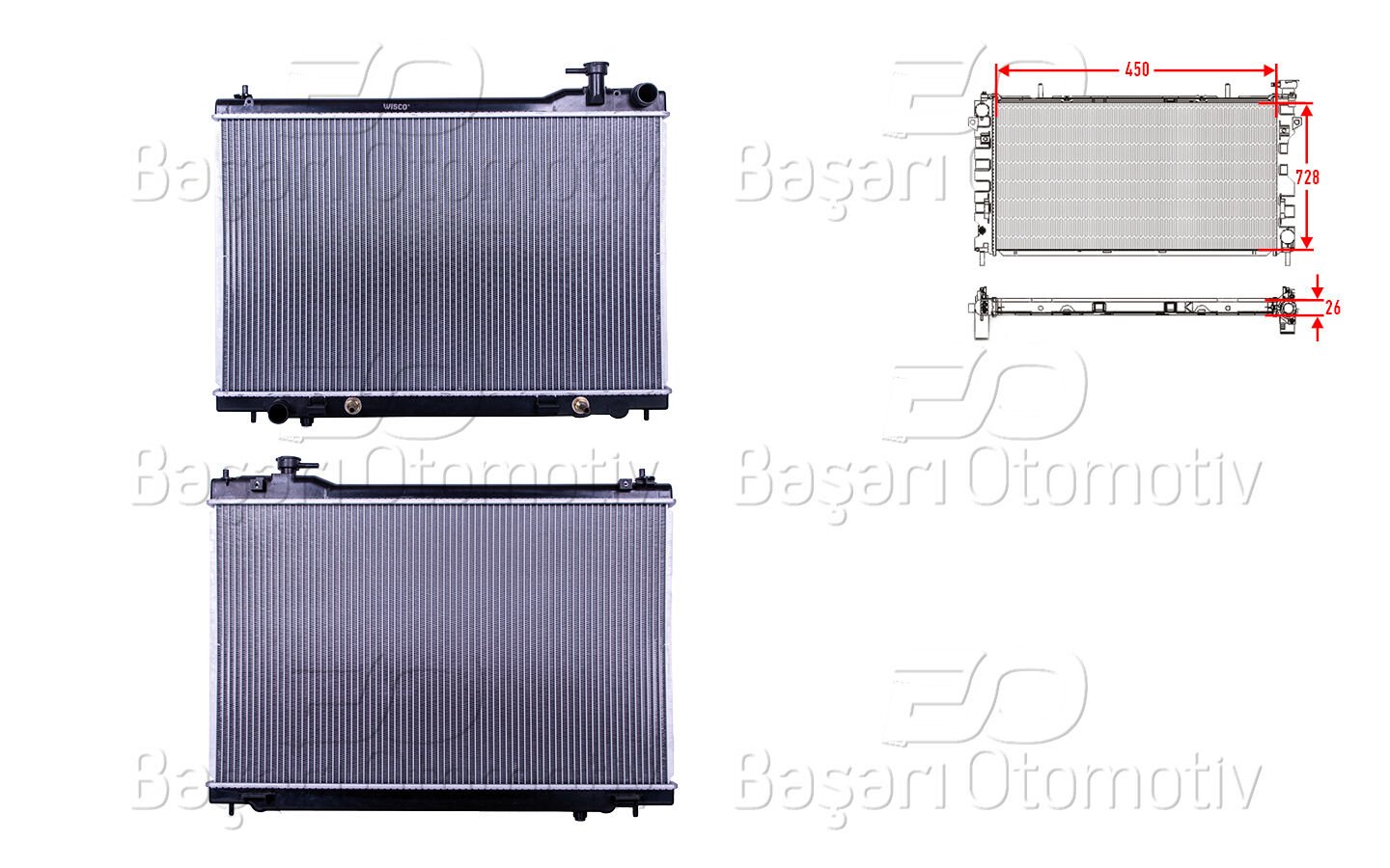 Infiniti FX35 Su Radyatörü