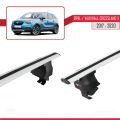 Opel/Vauxhall Crossland X 2017-2020 Arası ile Uyumlu ACE-4 Ara Atkı Tavan Barı Gri 2 Adet
