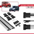 Ford Transit/Tourneo Connect 2 2014-2021 Arası ile Uyumlu FLY Model Ara Atkı Tavan Barı Gri 2 Adet