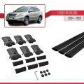 Lexus RX 2 (XU30) 2004-2009 Arası ile Uyumlu FLY Model Ara Atkı Tavan Barı Siyah 3 Adet