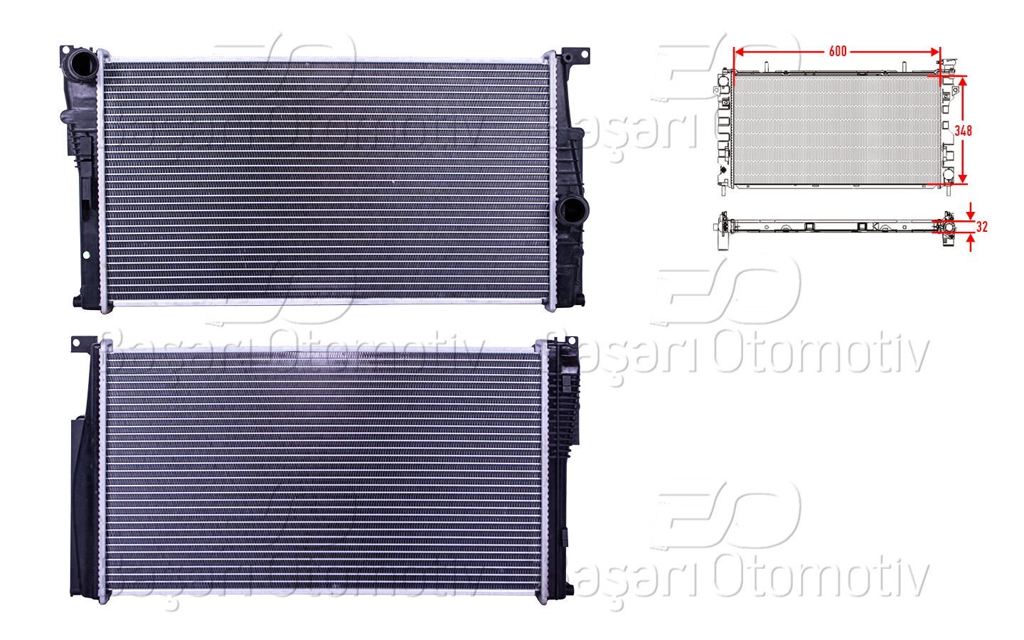BMW F20 F21 1.14 1.16 1.18 1.20 Benzin Dizel Manuel Şanzıman Su Radyatörü