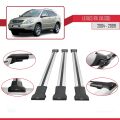 Lexus RX 2 (XU30) 2004-2009 Arası ile Uyumlu FLY Model Ara Atkı Tavan Barı Gri 3 Adet