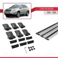 Lexus RX 2 (XU30) 2004-2009 Arası ile Uyumlu FLY Model Ara Atkı Tavan Barı Gri 3 Adet