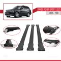 Land Rover Range Rover Sport (L320) 2005-2013 Arası ile Uyumlu FLY Model Ara Atkı Tavan Barı Siyah 3 Adet
