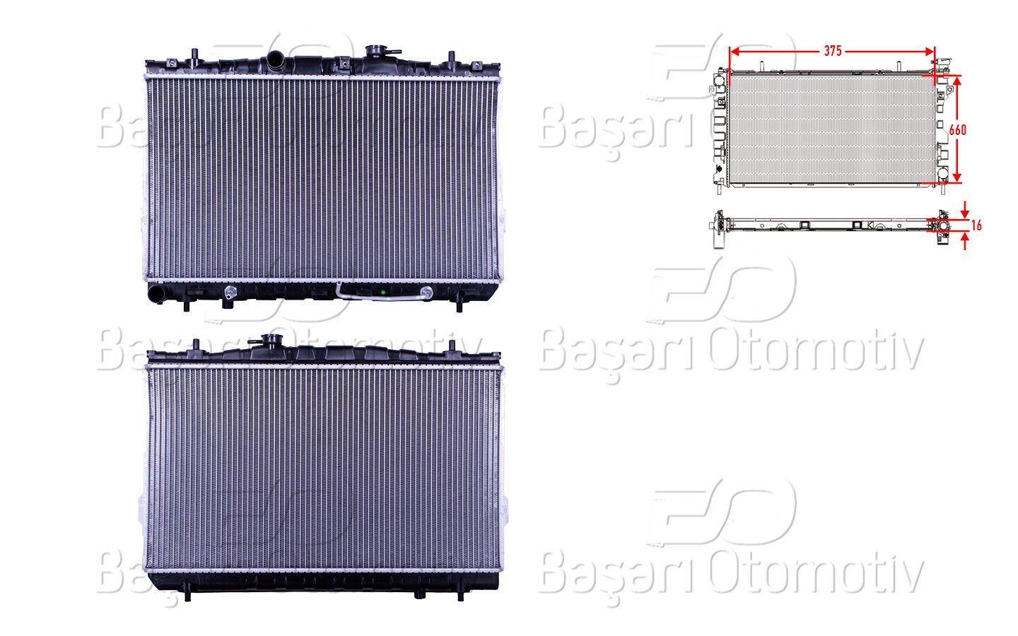 Hyundai Elantra 1.6 2.0 2003 ve Sonrası Otomatik Şanzıman Su Radyatörü