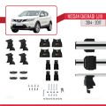 Nissan Qashqai 2 (J11) Pre-Facelift 2014-2017 Arası ile Uyumlu ACE-4 Ara Atkı Tavan Barı Gri 2 Adet