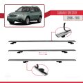 Subaru Forester 3 (SH) 2008-2013 Arası ile Uyumlu BASIC Model Ara Atkı Tavan Barı Gri 3 Adet